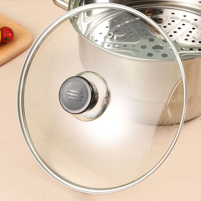 Dayanıqlı temperli şüşə qazan qapağı məişət bişirmə qazanının qapağı 32cm34cm universal şəffaf qazan qapağı 920Y