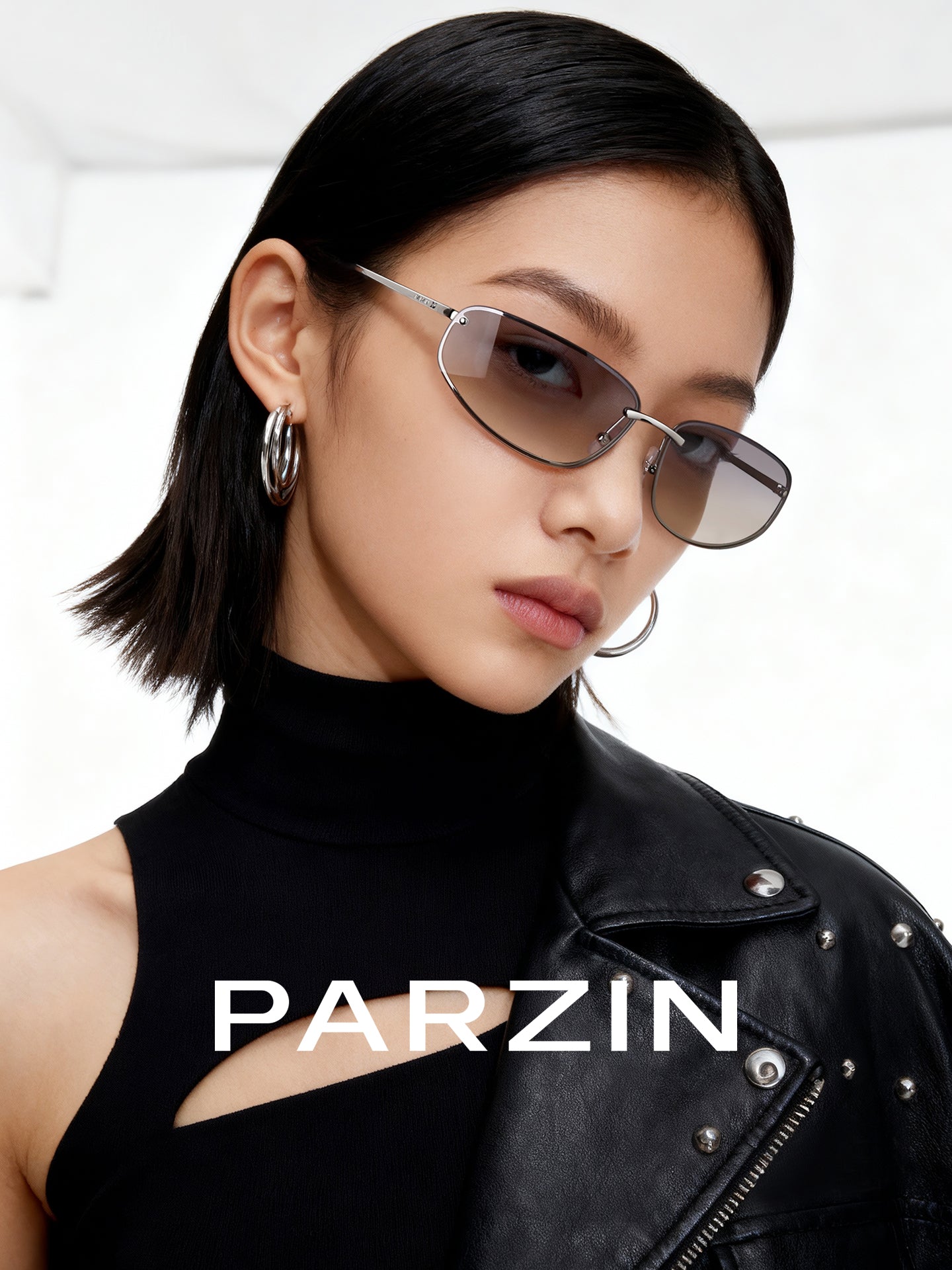 [Fan Chengcheng ilə eyni üslub] Parson İdman Günəş Eynəyi Kişi Günəşdən Qoruyucu Retro Əyri Səth 2026 Yeni Günəş eynəyi PZ8625