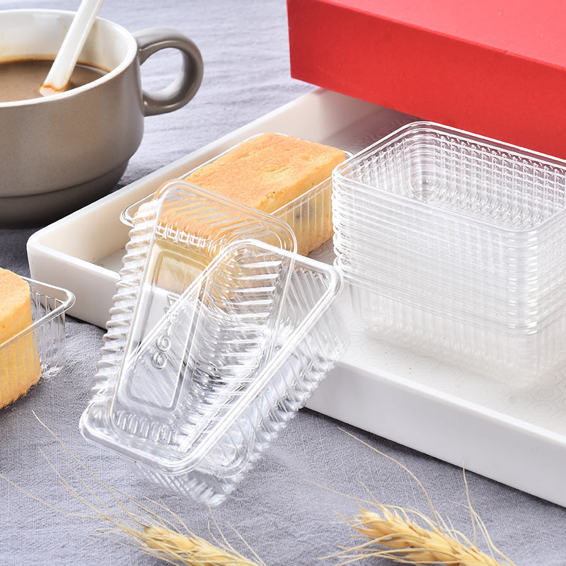 Ananas xəmiri alt nimçəsi Ananaslı ay tortu qabı Qida qablaşdırma çantası Biskvit çantası Birdəfəlik istifadə olunan şəffaf PET plastik daxili nimçə