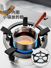 Qaz sobası braketi wok sürüşməyən qazan sobası rəfi universal mətbəx qaz sobası kiçik süd qazanı rəfi sürüşməyən qazan rəfi