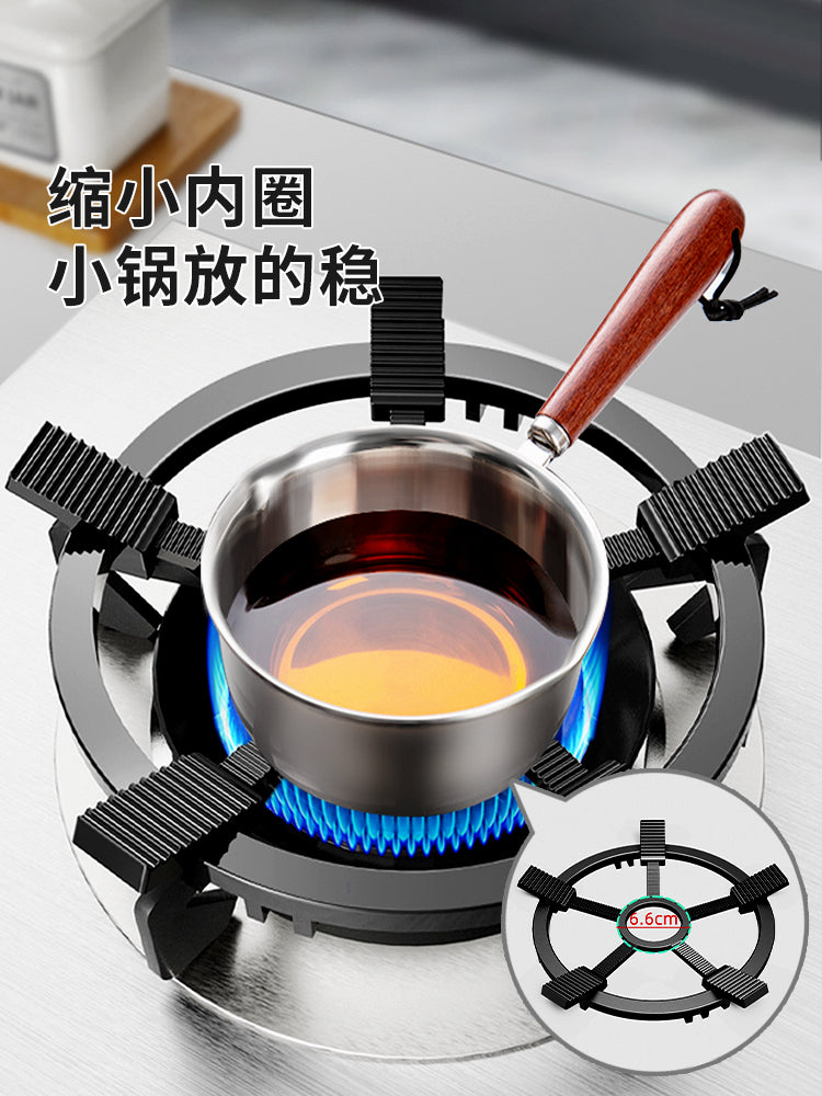 Qaz sobası braketi wok sürüşməyən qazan sobası rəfi universal mətbəx qaz sobası kiçik süd qazanı rəfi sürüşməyən qazan rəfi