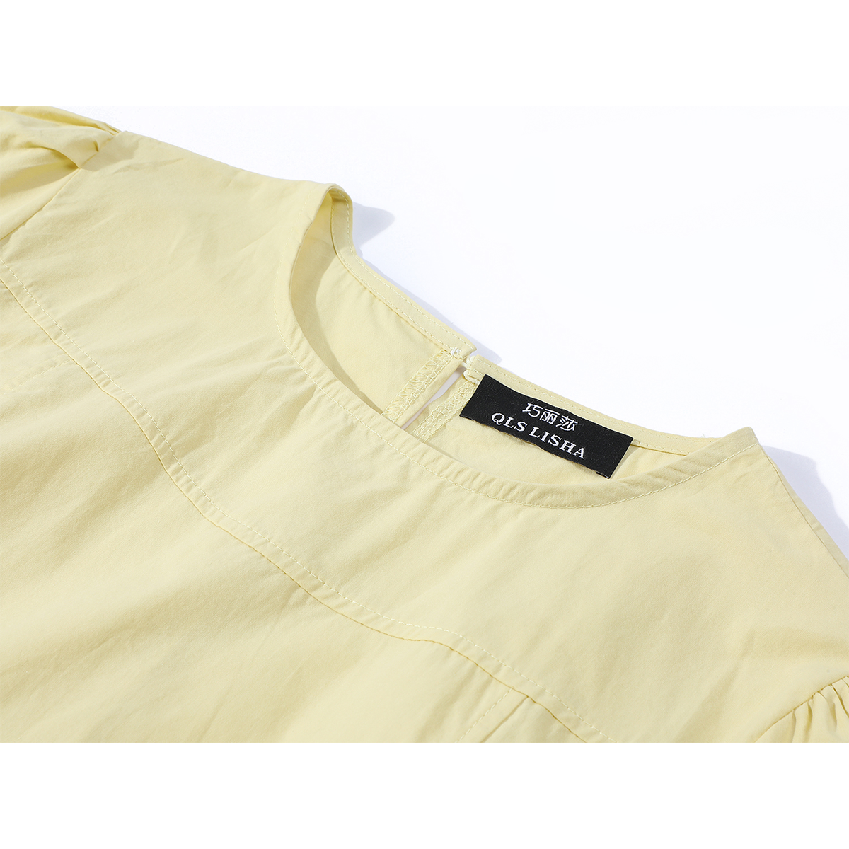 Cholisa Koreya üslubunda qadınlar üçün qısaqol köynək, 2025-ci ilin yeni və çox populyar modeli, yüngül lüks və yüksək səviyyəli, çoxfunksiyalı fransız üslublu top.