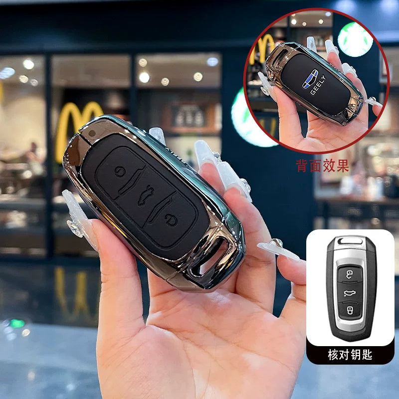 Geely Jiaji açar örtüyü, Geely Haoyue PRO, Xingyue L, Boyue, Binyue, Emgrand və Binrui avtomobil çantası klipləri üçün uyğundur