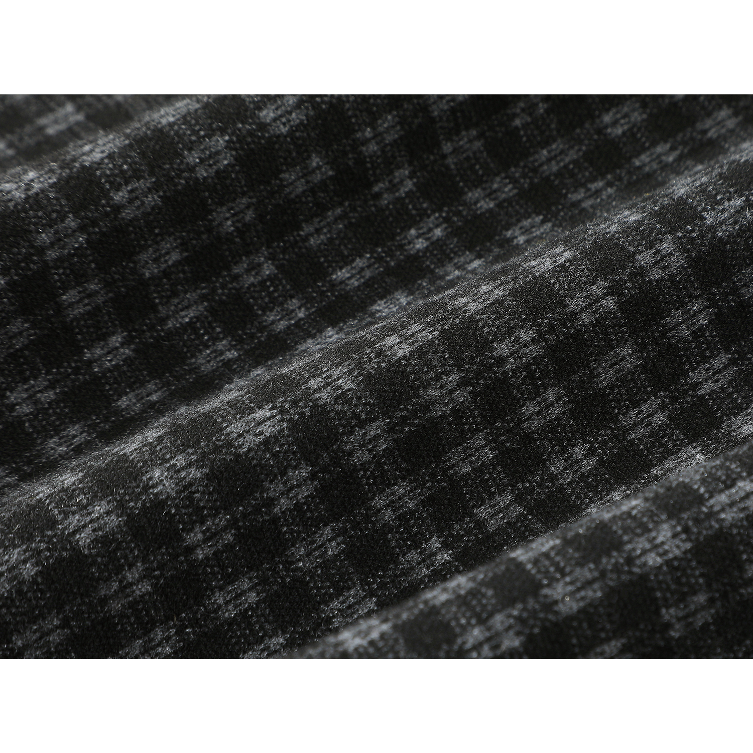 Chola Lisa Koreya üslubunda qadınlar üçün rahat dama-dama şalvar, qış üçün payız yüksək belli, enli, yun düz ayaqlı gündəlik şalvar.