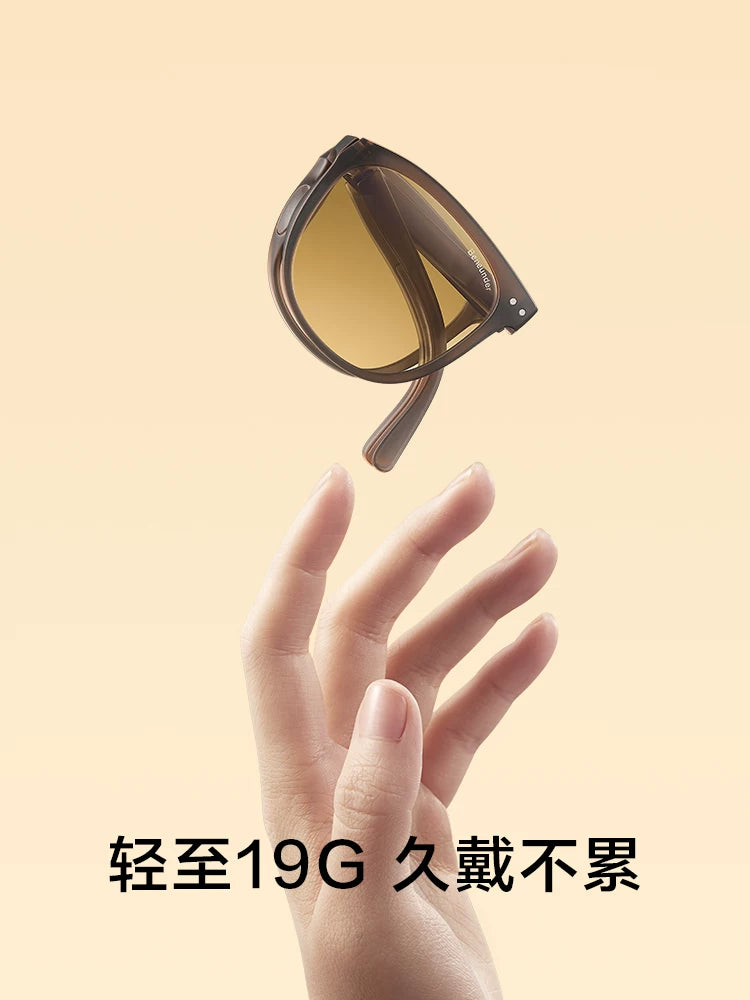 Banan altında qatlana bilən hava yastığı günəş eynəkləri 2025 moda kişilər və qadınlar anti-UV anti-fokal günəş eynəyi GM sürücülük günəş eynəyi
