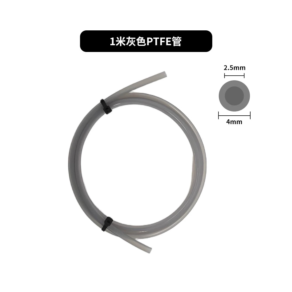 TZ Tuo 3D printer aksesuarları X1/P1 AMS A1/A1mini Teflon PTFE qidalandırma borusu 2.5*4mm