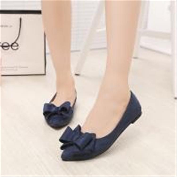 Lady flat shoes Bowknot asudə vaxt üçün qadın ayaqqabısıdır