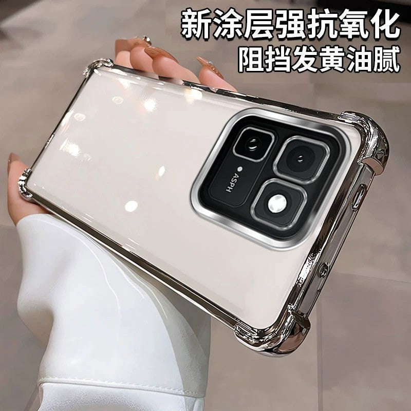 iQOO15T mobil telefon qutusu üçün uyğundur vivoZ10Turbo+ qoruyucu örtük Neo11 qutusu Neo10Pro+ yeni Z9X şəffaf Ultra yumşaq silikon lens, kişilər və qadınlar üçün hər şey daxil hava yastığı düşməyə qarşı 4253