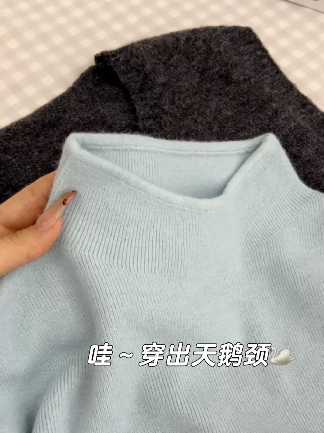 2025-ci ilin payız ayı üçün yumşaq və rahat yaxalıqlı sviter, sadə və dəbli, hündür yaxalı toxunma alt qat, qış topu