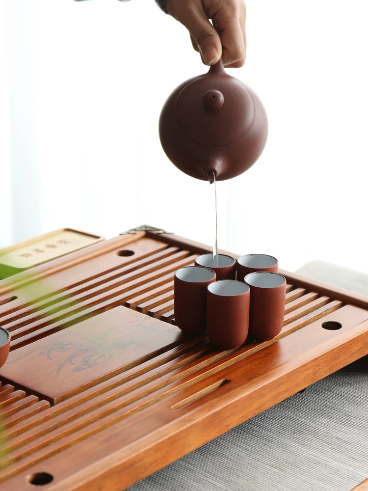 Yeni milli standart çay sənəti qabları Oolong çay tədris çay qabları təlim dəsti yaşıl çay Tieguanyin ikiqat fincan dəmləmə üsulu portativ çanta
