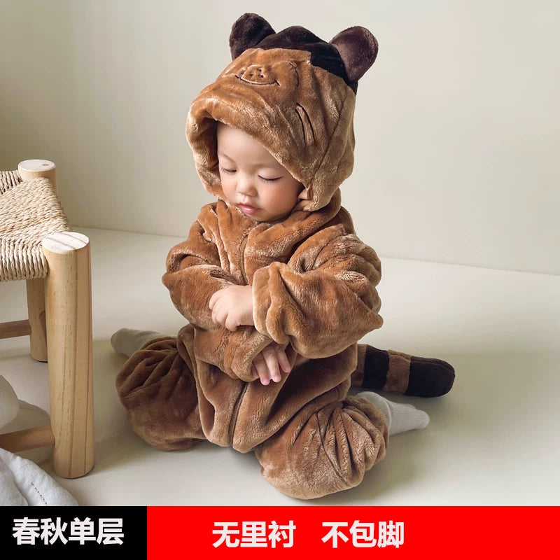 Körpə Yaz və Payız Topdan Dəsti, Dinozavr Pijamaları, Payız və Qış Körpə Romperləri, Super Şirin və Sevimli Geyimlər