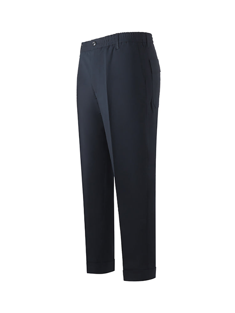 Armani EA Kişilər üçün Rahat Dartılan Düz Ayaqlı Gündəlik Şalvar, Qısa Şalvar, 6L1PL4 1NHOZ