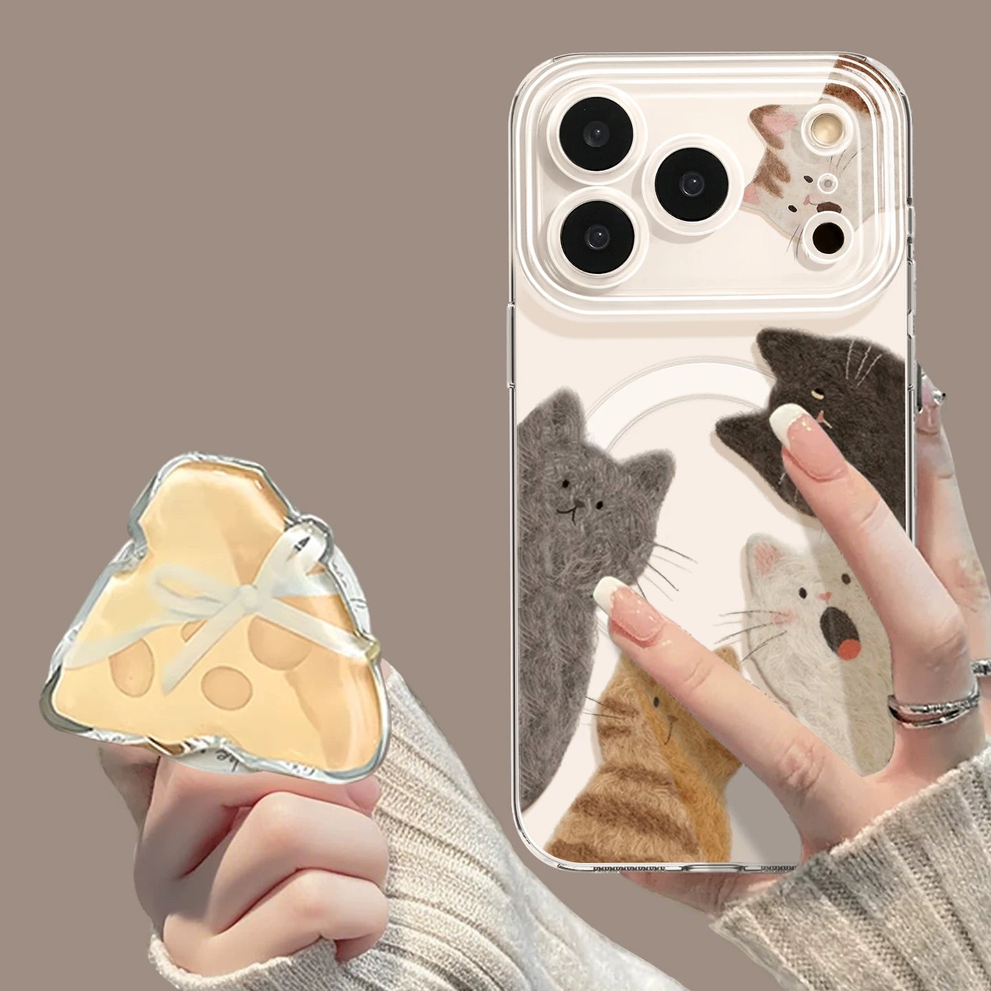 Uston Apple 17promax mobil telefon qutusu üçün uyğundur iphone17 zond pişik pişik 16 yeni stil 17air super isti 14 hər şey daxil 13 sevimli 12 maqnit emiş 15pro stendli 17pro şəffaf qutu