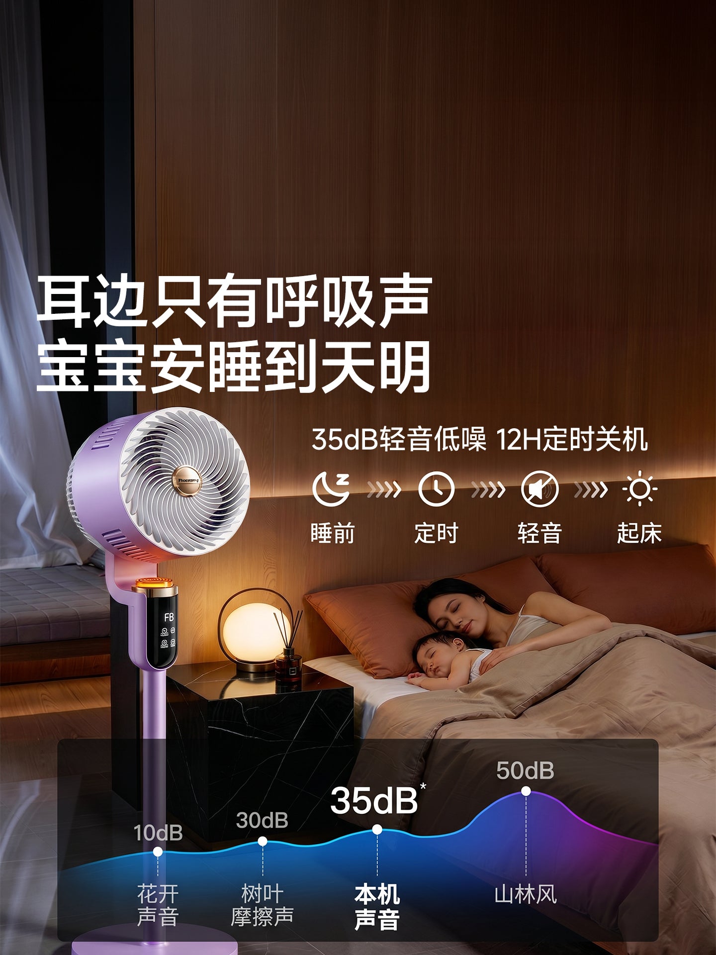 Skyworth İslandiya Hava Sirkulyasiya Fan 2026 Yeni Ağıllı Səsli Elektrikli Fan Ev Səssiz Yataq otağı Döşəmə Fanatı