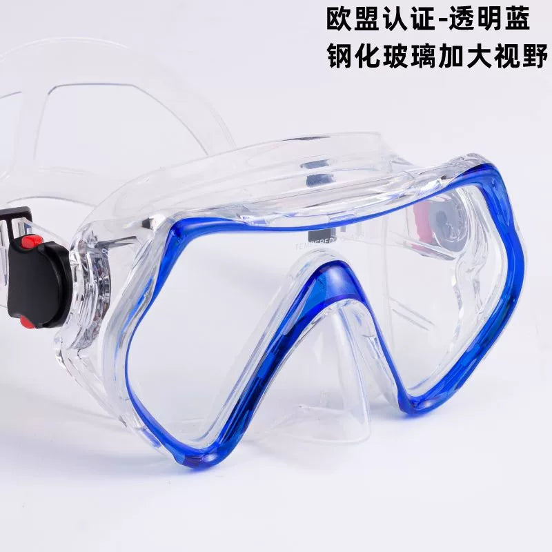 Dalğıc gözlükləri şnorkel dəsti snorkeling Sambo maskası maskası avadanlığı tam dəst duman əleyhinə miyopiya dalğıc respiratoru