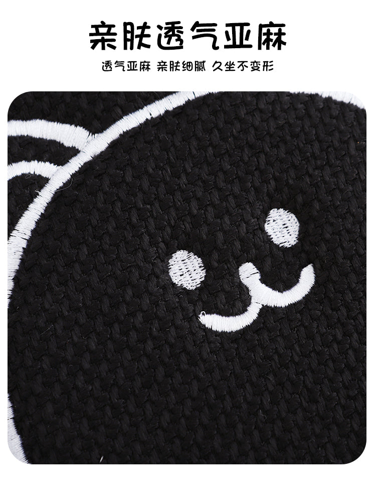 Avtomobil oturacağı yastıqları, bütün mövsüm kətan parçaları, yeni 2025-ci il üslubunda, sevimli və yüksək səviyyəli.