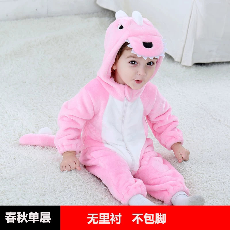 Körpə Yaz və Payız Topdan Dəsti, Dinozavr Pijamaları, Payız və Qış Körpə Romperləri, Super Şirin və Sevimli Geyimlər