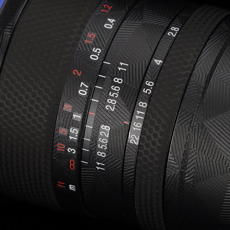 Meibentang Laowa LAOWA12 F2.8 lens qoruyucu film etiketi dəri toxuması Laowa 12 F2.8 karbon lifi 3M Canon RF portu\EF portu\Nikon F portu üçün uyğundur