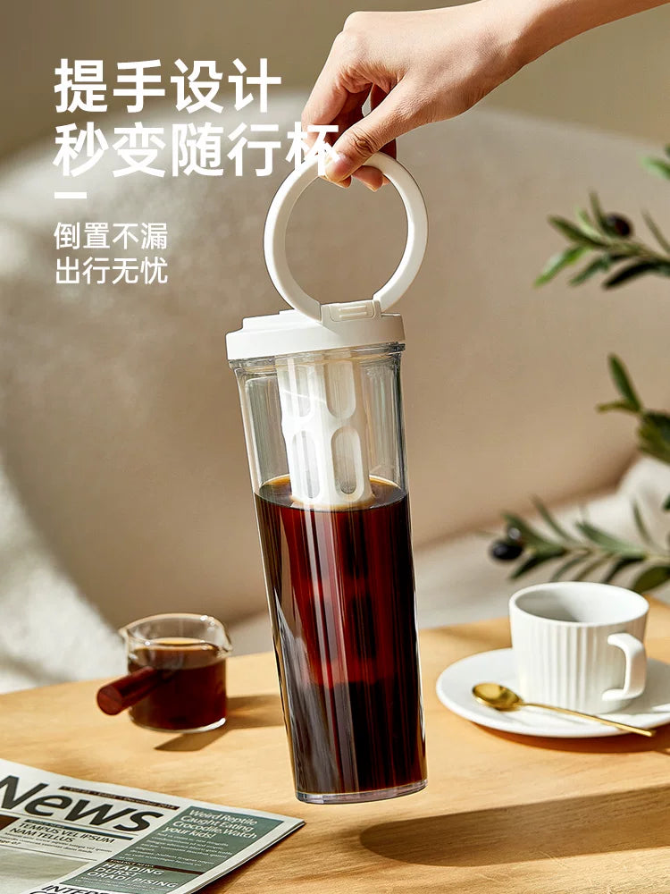 Kawashimaya qəhvə soyuq dəmləmə qazanı məişət soyuq dəmləmə şüşəsi soyuq dəmləmə meyvə çaydanı soyuq söndürülmüş buz damcı qazanı buz dəmləmə qazanı soyuq dəmləmə fincanı