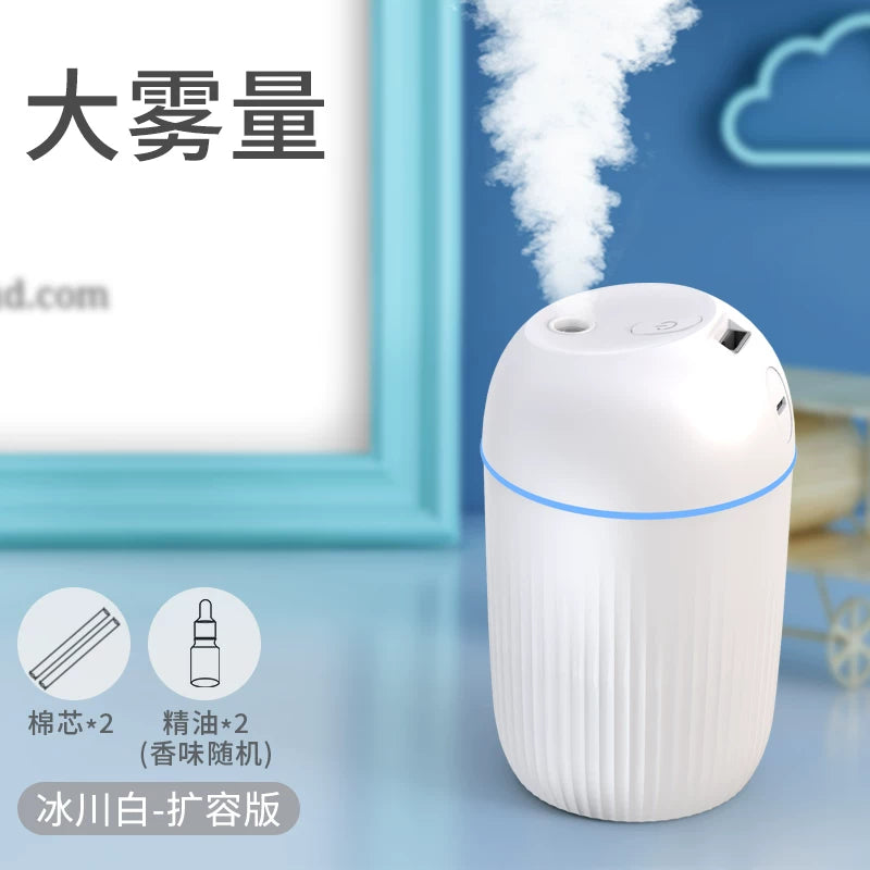 Nəmləndirici usb mini kiçik səssiz ev yataqxanası avtomobil kondisionerli otaq tələbə ventilyator aromaterapiya efir yağı ofis masa üstü portativ sprey havanı təmizləyən üz internet məşhur