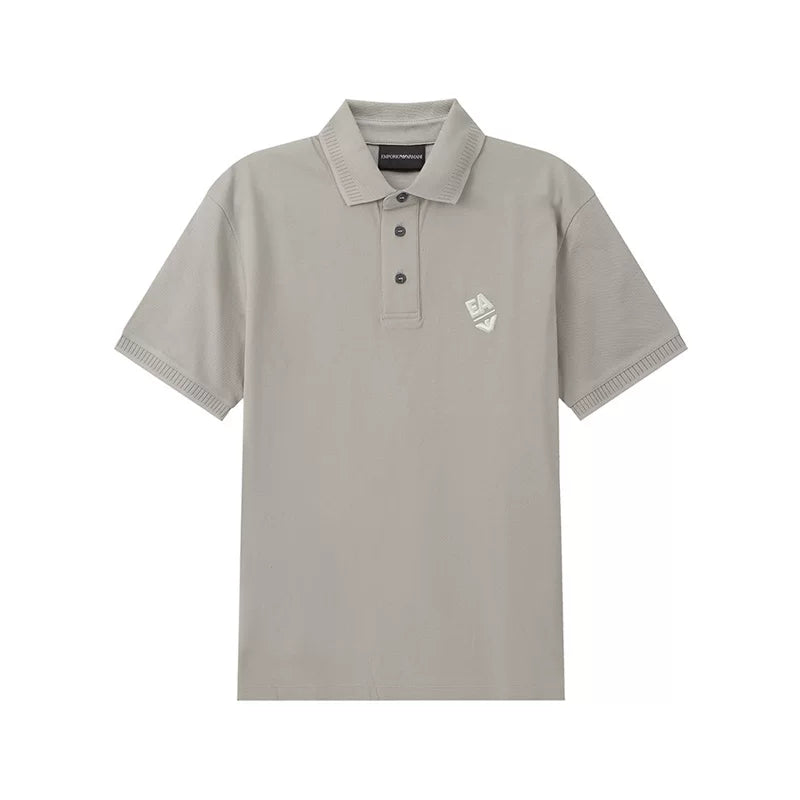 Armani EA Men's Embroidered Eagle Logo Cotton Short Sleeve Polo Shirt 3D1FE6 1JTKZ