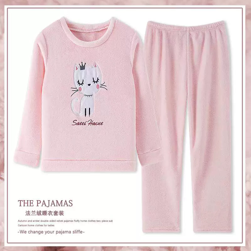 cütlük pijama dəsti qış qadın kişilər pijama ev geyimləri pijama