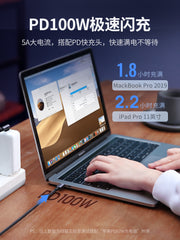 Green Alliance Apple iPhone15promax üçün uyğundur Huawei Xiaomi planşet iPad şarj kabeli ikitərəfli tip məlumat kabeli pd sürətli şarj Macbookair kompüteri ctoc örgülü əyri kabel usbc