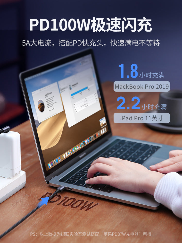 Green Alliance Apple iPhone15promax üçün uyğundur Huawei Xiaomi planşet iPad şarj kabeli ikitərəfli tip məlumat kabeli pd sürətli şarj Macbookair kompüteri ctoc örgülü əyri kabel usbc