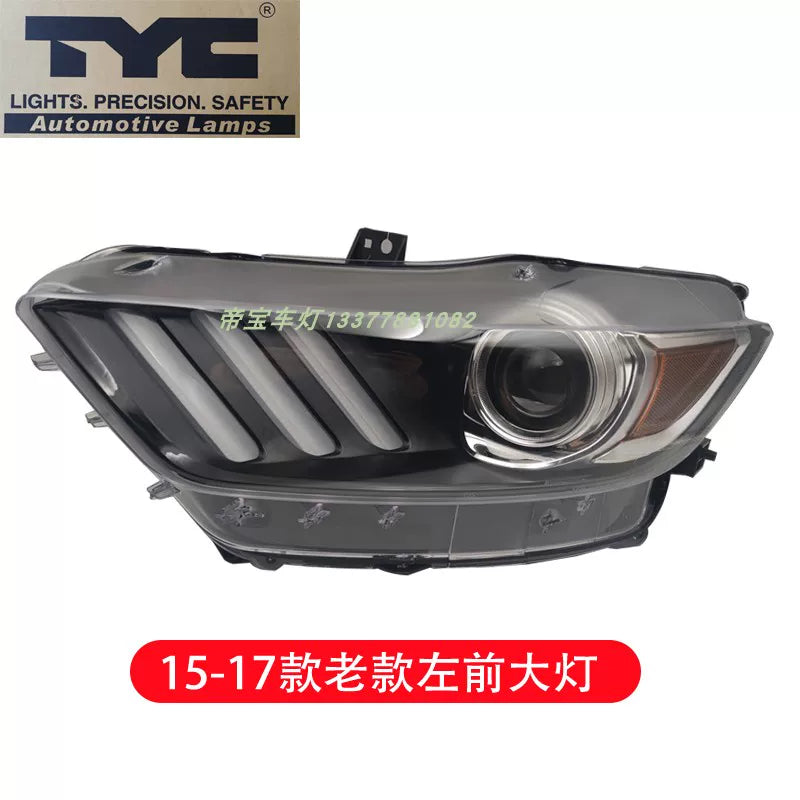 Ford Mustang headlight assembly housings, left and right headlight combination lamps, suitable for Taiwan TYC