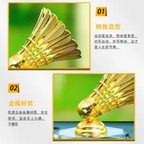 Alaşımlı Badminton Avtomobil Ornamentləri Yeni Məhsul Sevənlər Avtomobil Daxili Mərkəzi Konsol Dekoru Müsabiqə Yaxşı Səs Metal Trophy