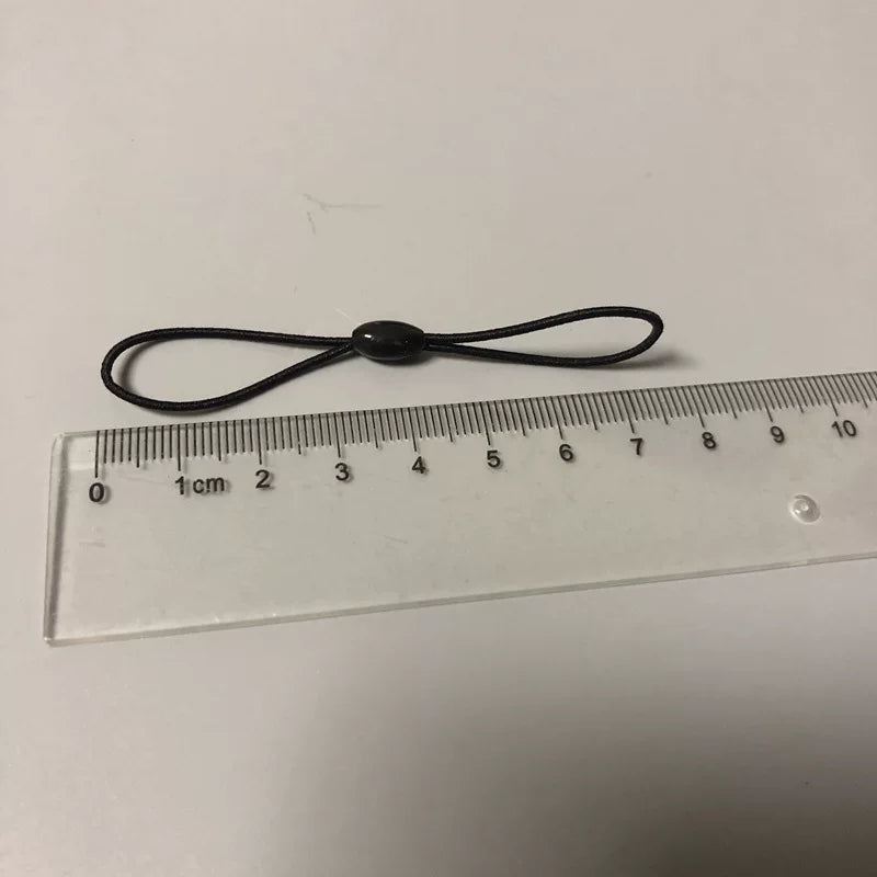 8-xarakterli elastik ip idman zalı üzvlük avtobus kartı ikitərəfli elastik ip mini metro kartı ilə cib telefonu sapand açar ipi barmaq qısa ipli kart lanyard U disk DIY lanyard giriş nəzarət kartı barmaq qısa ip
