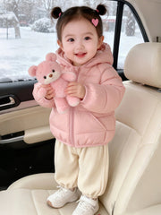 Körpə payız və qış üçün pambıqdan hazırlanmış palto, 1 yaşlı oğlan və qız uşaqları üçün pambıqdan hazırlanmış gödəkçə, yüngül və nazik körpə və uşaq topu, qış üçün pambıqdan hazırlanmış palto