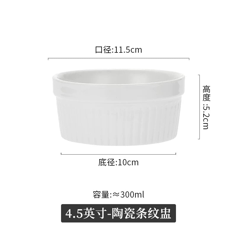 Sufle bişirmə qabı keramika desert çörəkçilik qəlibi biftek sousu stəkanı hörmə stəkan soba hava fritöz pudinq fincanı