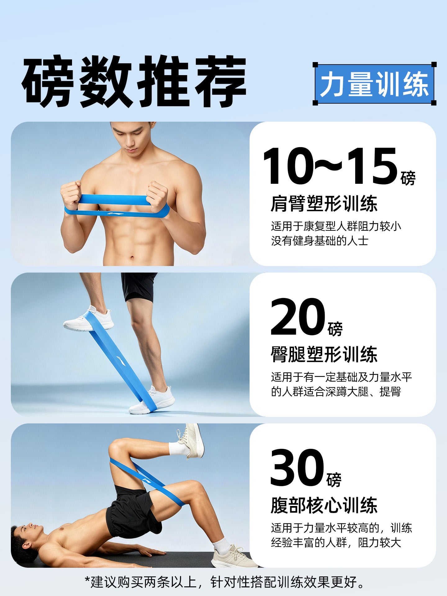 Li Ning elastik band müqavimət bandı gücü təhsili fitness kişi ayağı elastik üzük çəkmə bandı reabilitasiyası kalça məşqi