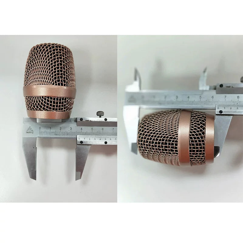 Simsiz mikrofon mesh baş mikrofon qapağı mikrofon aksesuarları baş simsiz metal mesh qapaq mesh baş KTV mikrofon qapağı polad qaynaq mesh