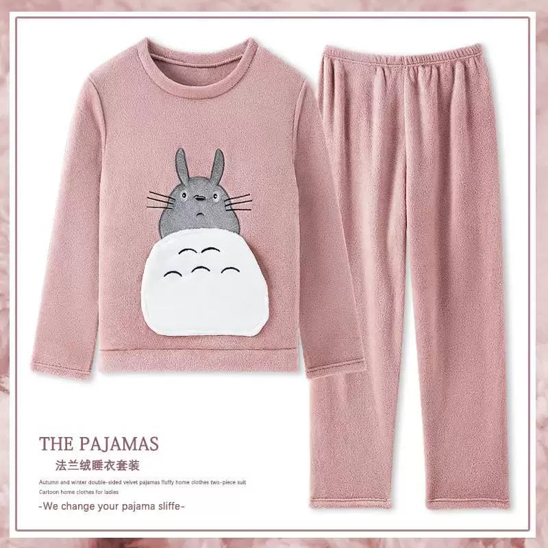 cütlük pijama dəsti qış qadın kişilər pijama ev geyimləri pijama