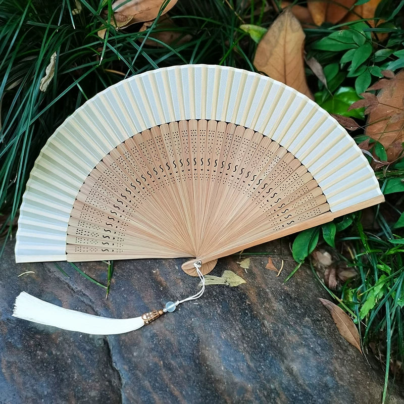 Yeni Çin üslublu qədim fan qatlanan fan qadın portativ milli üslubda Hanfu cheongsam rəqs podium kostyumu fanat yay