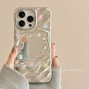 Sevimli Jellycat cizgi filmi elektrolizlənmiş güzgü Huawei Apple 17ProMax cib telefonu qutusu iphone16pro yeni 15pro qadın pura80 yaradıcı mate70 Yapon və Koreya 14 düşməyə qarşı 13
