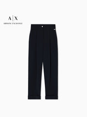 ARMANI EXCHANGE / Armani Payız/Qış Yeni Qadın Geniş Ayaqlı Boş Düz Fit Gündəlik Şalvar