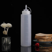 Sıx sous şüşəsi pomidor salatı sousu plastik ucluq sıxmaq üçün sıxma şüşəsi kommersiya yağ şüşəsi məişət sousu sousu ədviyyat şüşəsi - 2
