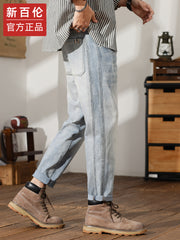 New Balance Kişilər üçün Düz Ayaqlı Boş Fit Qısa Hərəm Şalvarı, Yaz/Payız Mövsümü, 2025 Yeni Model