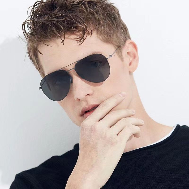 Xiaomi Mijia TS günəş eynəyi aviator günəş eynəyi kişi anti-UV qadın sürücülük polarize eynək günəş eynəyi