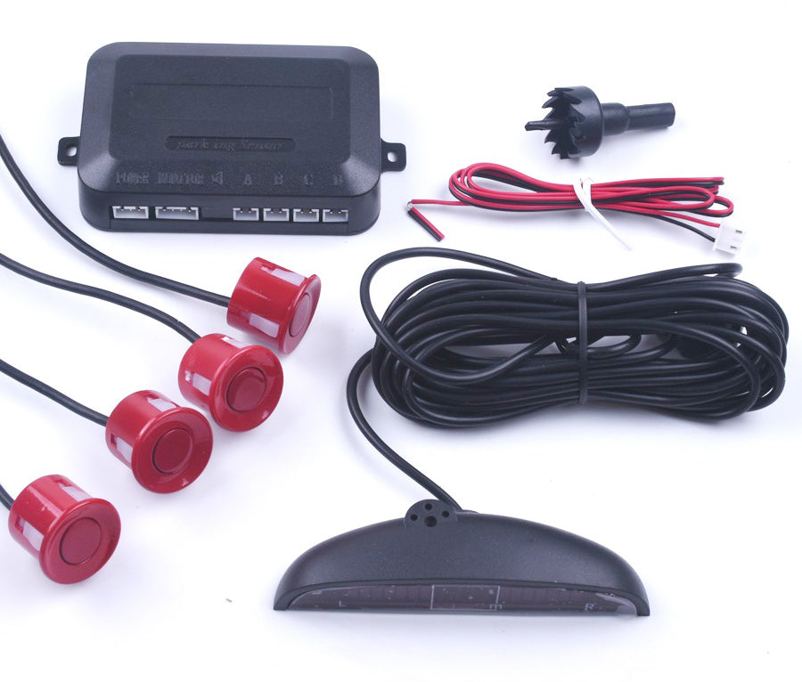 4 Sensorlu Avtomatik Geriyə Dəstəkləyicisi ilə 12V Avtomobil Park Sensoru