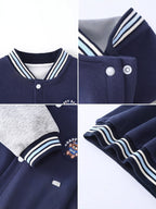 Alman uşaq gödəkçəsi, yeni payız stili, körpə beysbol gödəkçəsi, qızlar üçün erkən payız topu, körpə yaz və payız geyimləri