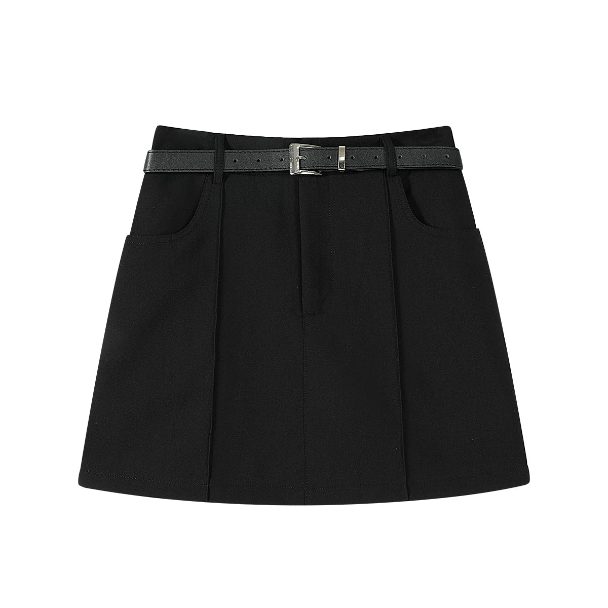 Cholisa-nın qadınlar üçün super şirin və unikal ağ A-xəttli ətəyi, yaz üçün mükəmməldir, şirin, yüksək belli, bədən quruluşuna malik dizaynla.