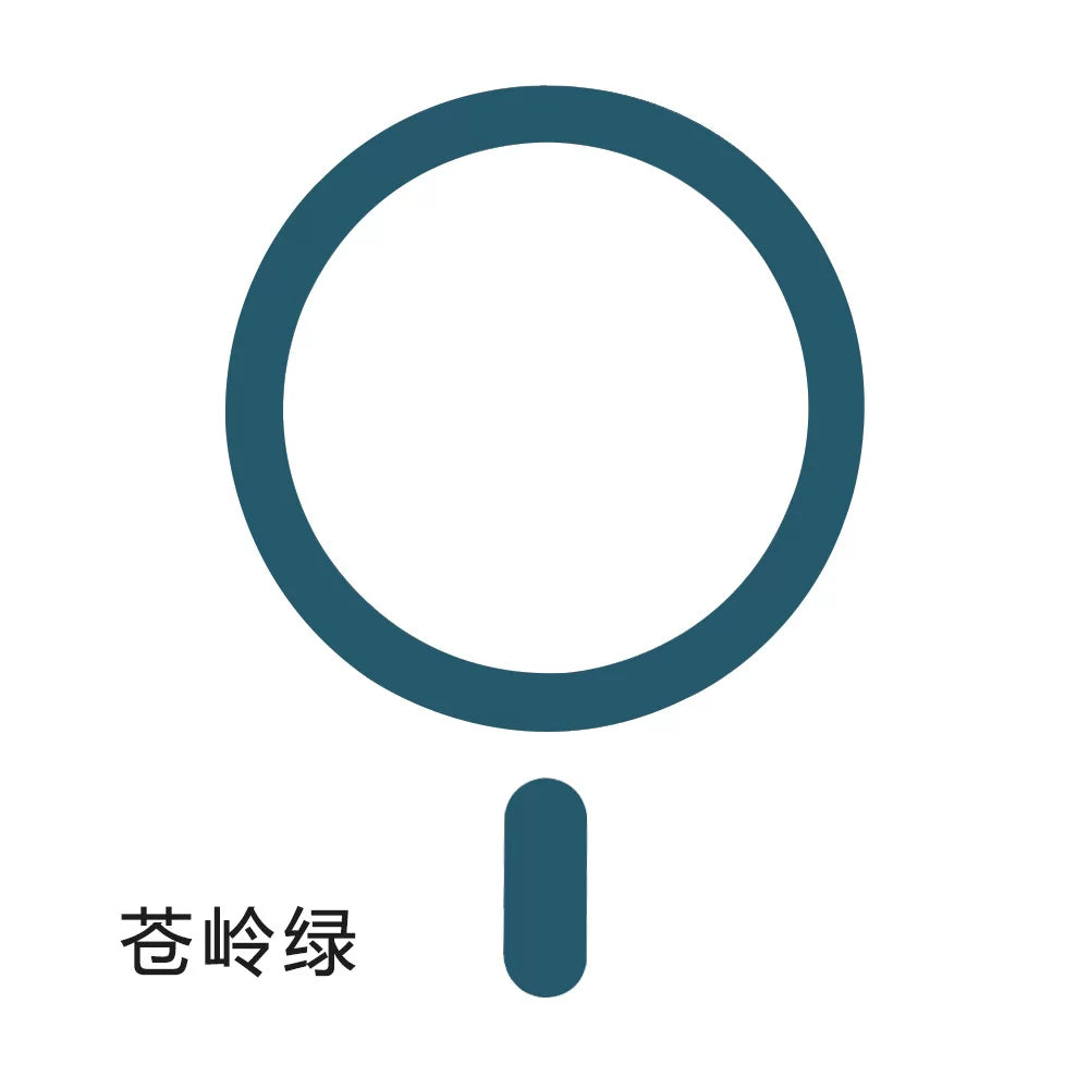 Maqnit halqası, maqnit bərkidicisi, MagSafe, boyalı örtük və quyruq hissəsi olan maqnitləşdirilmiş yamaqlı simsiz qəbuledici.