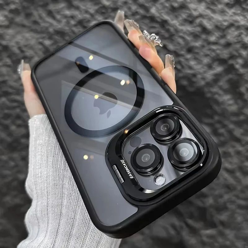 iPhone 17 Pro Max üçün Lüks Maqnitli Zərbəyə Davamlı Telefon Qutusu