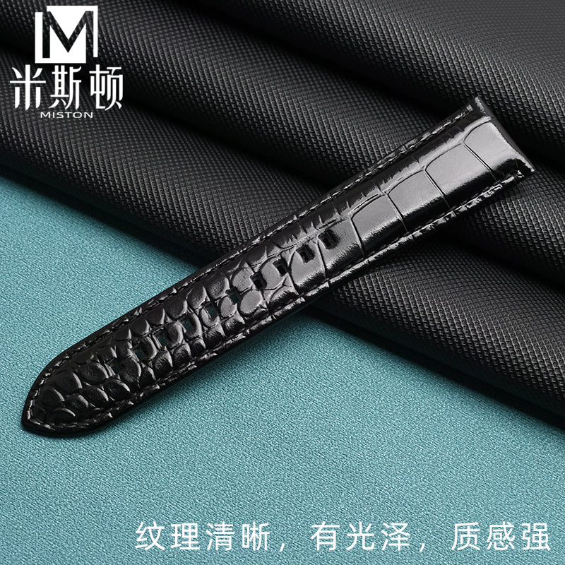 Replacement Armani AR2432 AR2433 AR2447 premium watch straps, men and women pin buckle 22mm calfskin leather watch bands