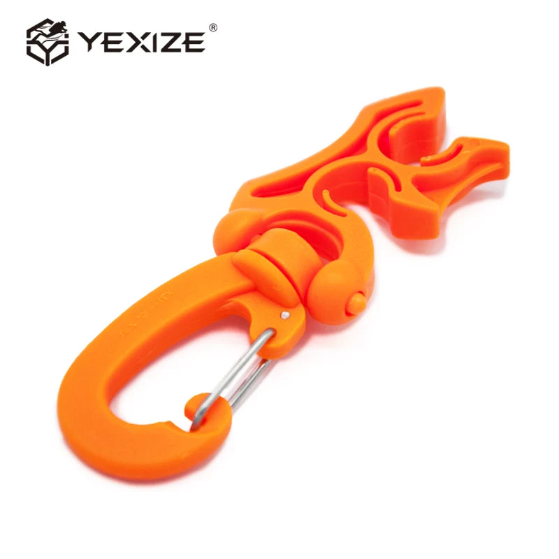 YEXIZE dalğıc ikinci pilləsi tez buraxılan toqqa nəfəs alma başlığı boru sıxacı sabit qarmaq BCD tənzimləyicisi ikiqat başlı boru sıxacı