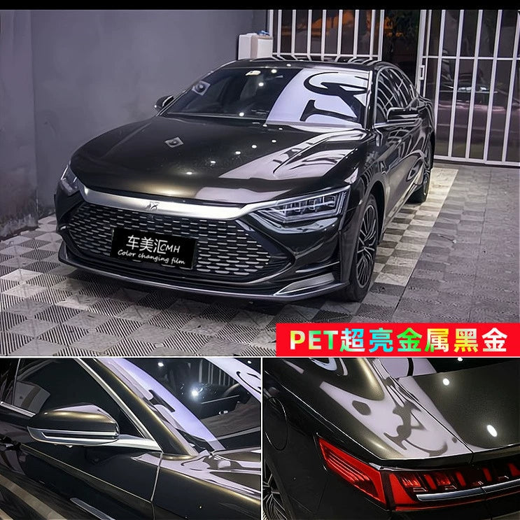 Pethuayue Pudra Rəng Dəyişən Film Tam Avtomobil Qapağı Fantaziya Vulkanik Kül Avtomobil Filmi Rəng Dəyişən Parlaq Qara Tpu Görünməz Avtomobil Filmi
